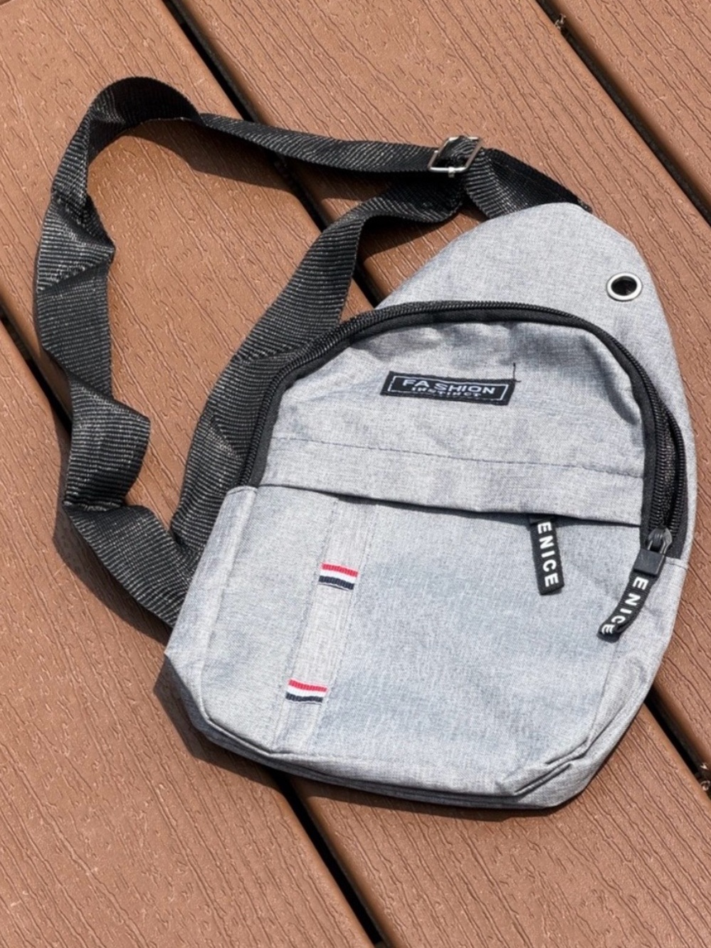 Fashion Instinct Gray Crossbody Sling Bag Gray